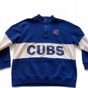 Chicago Cubs 1/4 Zip Pullover Sweatshirt -
XL